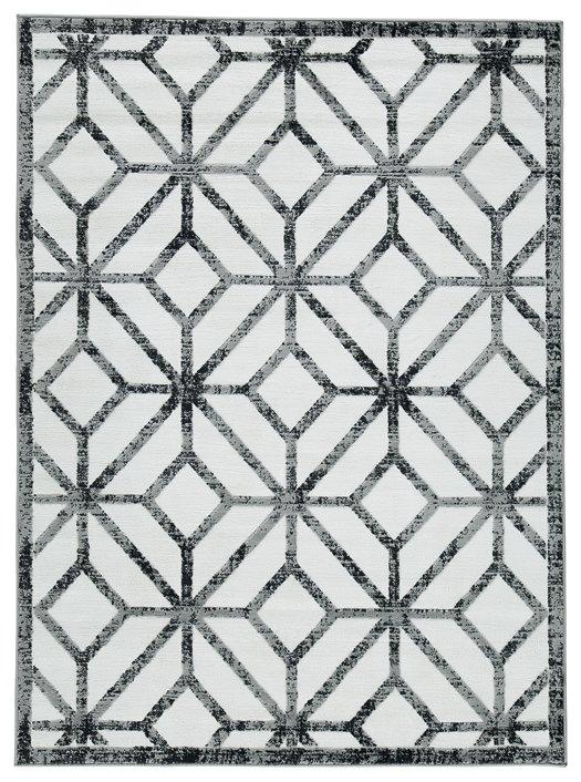 Reidland Black/Cream/Gray 7'10" x 9'10" Rug image