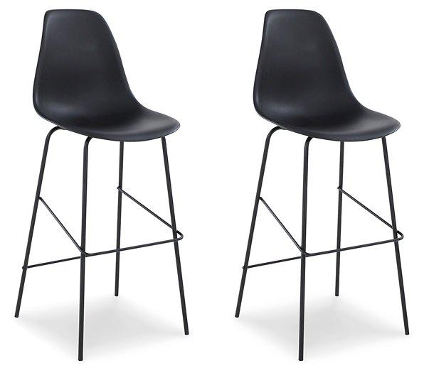 Forestead Black Bar Height Bar Stool image