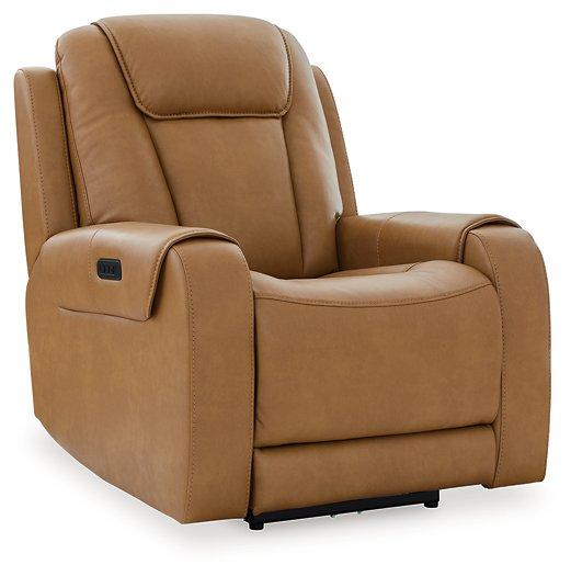 Card Player Cappuccino Power Recliner image