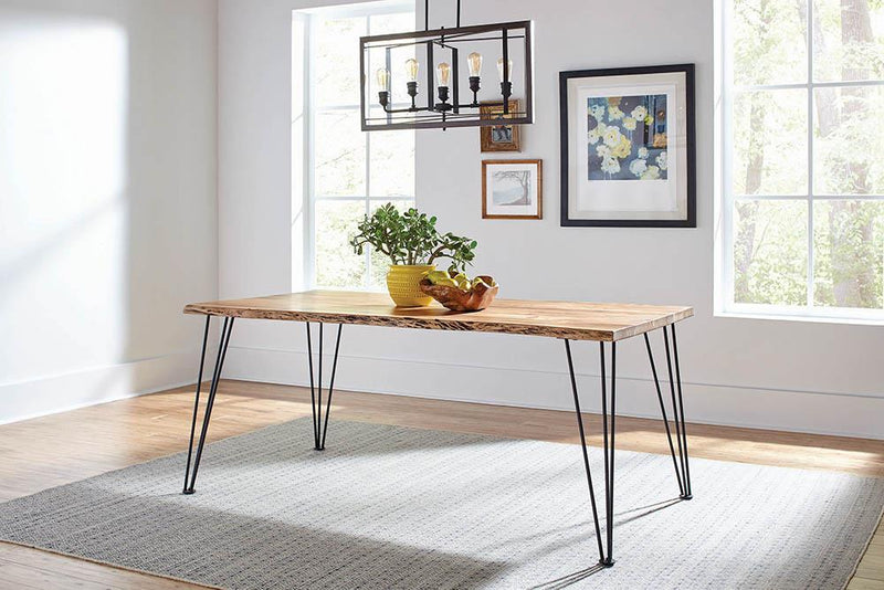 Industrial Natural Acacia Dining Table image