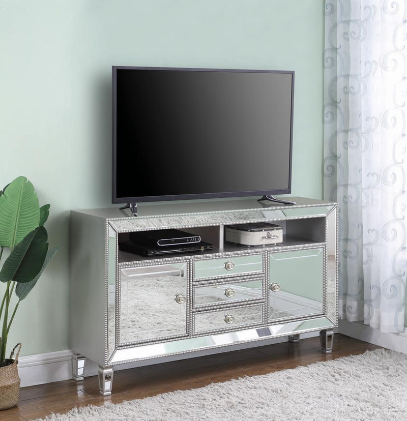 G722272 Contemporary Metallic Platinum 60" TV Console image