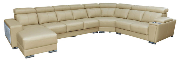 ESF Furniture 8312 Left Sectional w/Sliding Seat in Beige image