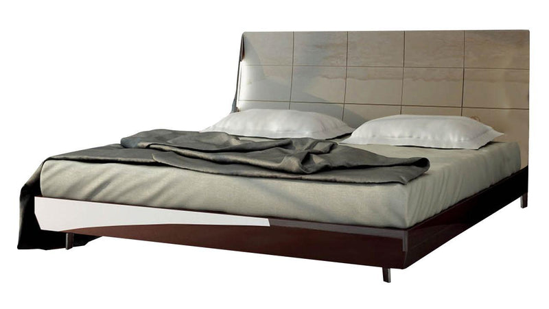 ESF Furniture Barcelona King Platform with Storage Bed in Dark Brown image