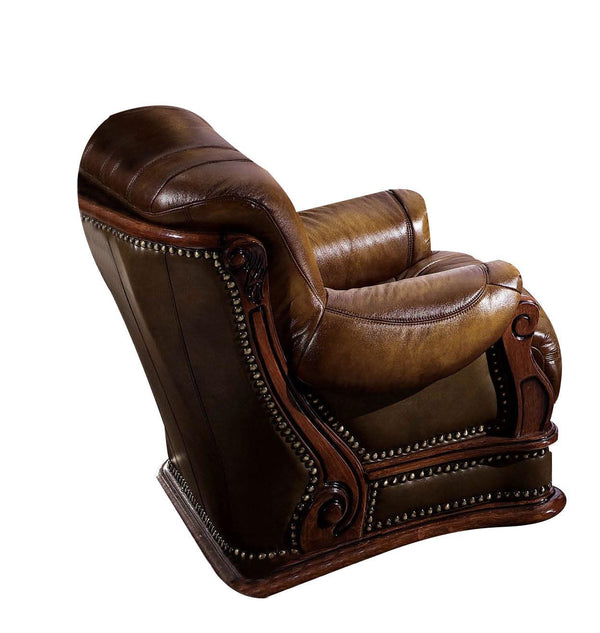 ESF Furniture Oakman Living Room Chair in Rich Brown image