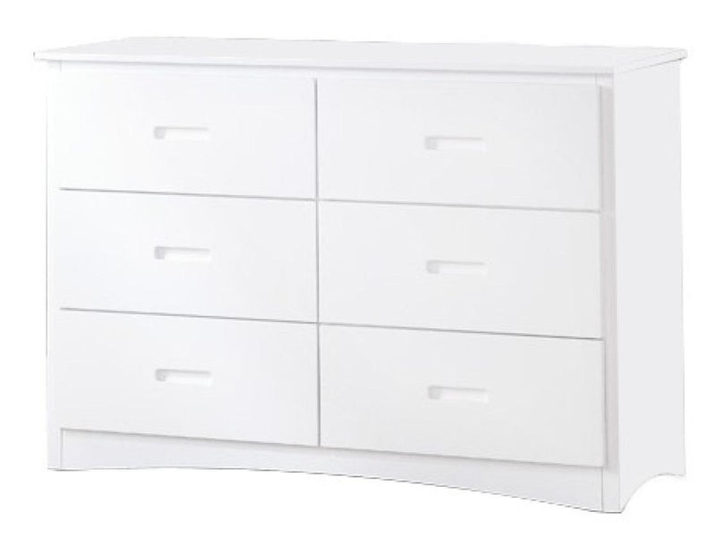 Homelegance Galen 6 Drawer Dresser in White B2053W-5 image