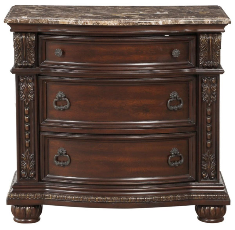 Homelegance Cavalier Nightstand in Dark Cherry 1757-4 image