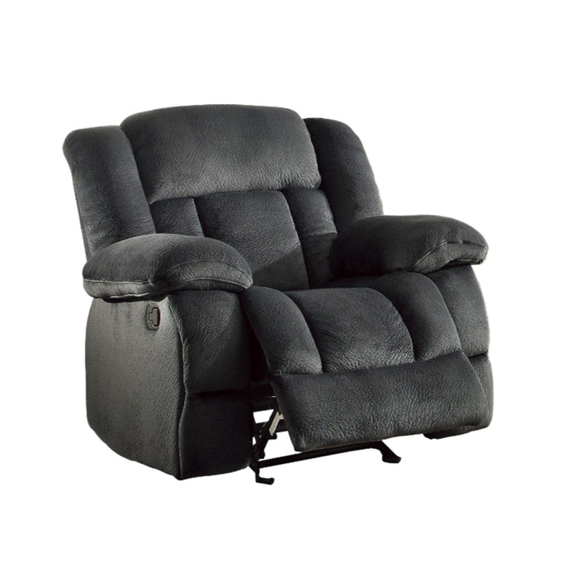 Homelegance Furniture Laurelton Glider Reclining Chair in Charcoal 9636CC-1 image