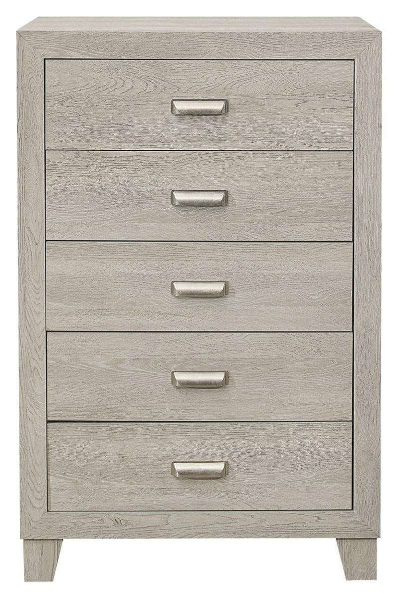 Homelegance Furniture Quinby 5 Drawer Chest in Light Brown 1525-9 image