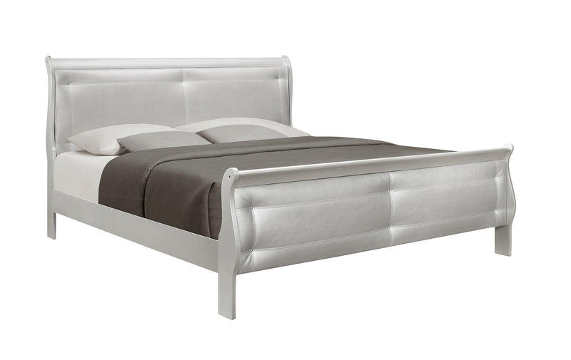 Marley Silver Full Bed Silver image