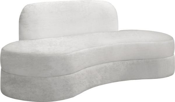 Mitzy Cream Velvet Sofa image