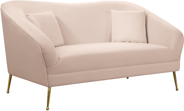 Hermosa Pink Velvet Loveseat image