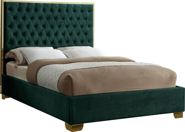 Lana Green Velvet Full Bed image