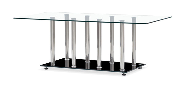 Silver / Black Coffee Table image
