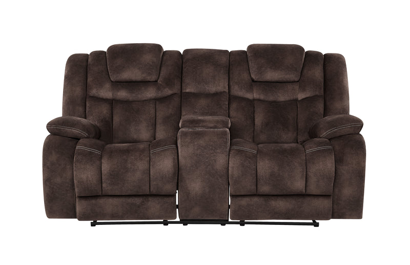 Power Reclining Loveseat W/ Ddt, Power Headrest, & Usb image