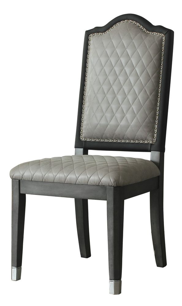 Acme Furniture House Beatrice Side Chair in Charcoal (Set of 2) 68812 image